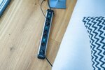 Regleta Technik 6 tomas 3m H05VV-F 3G1,5 interruptor cada 2 tomas