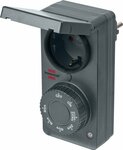 Temporizador con sensor crepuscular DDT IP44 antracita