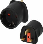 Adaptador de viaje Conector de tierra GB