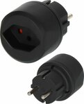 Adaptador de viaje Suiza Conector de tierra