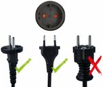 Adaptador de viaje para Euro EE.UU., Japon