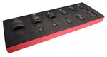 Conjunto de 11 adaptadores y Choque de cardan