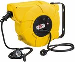 Enrollacables de carrete automatico IP44 16+2m H07RN-F 3G1,5