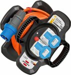 Enrollador de cables de goma X-Gum CEE IP 44 para camping maritimo 10m H07RN-F 3G2,5