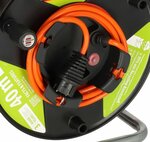 Garant G Bretec IP44 enrollador de cable de jardin de plastico reciclado 38 + 2m AT-N05V3V3-F3G1.5
