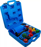 Juego de embudos para aceite version de plastico 15 piezas