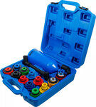 Juego de embudos para aceite version de plastico 15 piezas