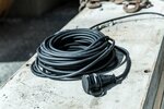 Cable de calidad para uso en obras IP44 25m H07RN-F 3G1,5 nero