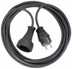 Cable de plastico 5m negro H05VV-F 3G1,5