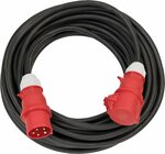 Cable extensibles CEE IP44 25m negro H07RN-F 5G4,0 5-polos 400V 32A