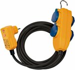 Cable adaptador con proteccion de FI IP54 con bloque de alimentacion 5m H07RN-F3G1,5