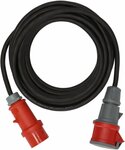 Cable de extension CEE IP44 con inversor de fase 10m negro H07RN-F 5G2,5 CEE 400V 16A