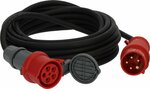 Cable de extension CEE IP44 con inversor de fase 10m negro H07RN-F 5G2,5 CEE 400V 16A
