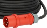 Cable alargador CEE IP44 con inversor de fase 25m negro H07RN-F 5G4,0 CEE 400V 32A