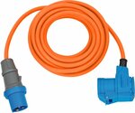 Cables extensibles CEE IP44 para camping maritimo 10m naranja H07RN-F Enchufe CEE 3G2,5, acoplamiento en angulo 230V 16A