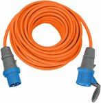 Cable alargador CEE IP44 para camping maritimo 25m H07RN-F 3G2,5 naranja CEE 230V 16A enchufe y acoplamiento