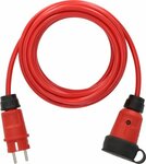Cable alargador VQ 1110 IP44, 5m rojo H07BQ-F 3G1.5