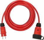 Cable alargador VQ 1100 IP44, 10m rojo H07BQ-F 3G1.5