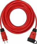 Cable alargador VQ 2100 IP44, 25m rojo H07BQ-F 3G1.5