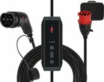 Cargador portatil para VE tipo 2 CEE 11 kW con cable de 8 m