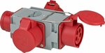 Distribuidor de corriente con adaptador CEE 400V 16A