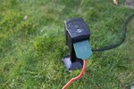 Toma de jardin WIFI con toma de tierra y placa de montaje IP44 2 veces 10m