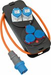 Estacion electrica de camping 2xCEE230V 16A, 3x230V 1,5m H07RN-F3G2.5 con enchufe CEE