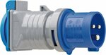 Adaptador de contacto de proteccion 230 V CEE 16 A IP44
