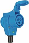 CEE angulo de acoplamiento 230V 16A IP44 - 1x 230V 16A, 1x 230V CEE 16A 3-polig
