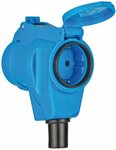 CEE angulo de acoplamiento 230V 16A IP44 - 1x 230V 16A, 1x 230V CEE 16A 3-polig