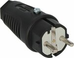 Enchufe de goma con contacto de proteccion 230V 16A IP54