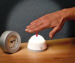 Bateria de LED de luz nocturna NLB 02 BS con detector infrarrojo de movimientos e interruptor-pulsador 2 LED 60lm 3x AA (incluida)