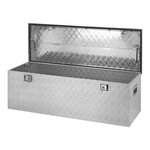Caja de herramientas para remolque, aluminio, 1450 x 520 x alto 460 mm
