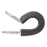Clip del chasis para cable con proteccion de goma, 8 mm x10 piezas
