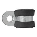 Clip del chasis para cable con proteccion de goma 10 mm x10 piezas