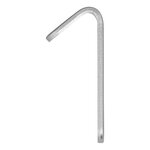 Gancho atornillable metal 52 x 13 x 2 mm