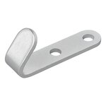 Gancho atornillable metal 52 x 13 x 2 mm