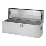 Caja de herramientas de aluminio para remolque 1240 x 400 x H380 mm