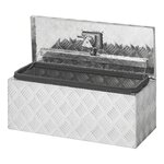 Caja de herramientas de aluminio para el lateral del remolque 600 x 250 x 250 mm