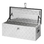 Caja de herramientas de aluminio para remolque 760 x 320 x H270 mm