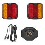 Kit de iluminacion para remolque LED con imanes inalambrico (Bluetooth) 13 polos