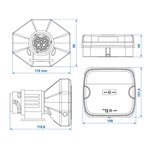Kit de iluminacion para remolque LED con imanes inalambrico (Bluetooth) 13 polos