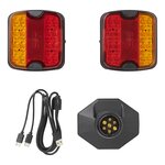 Kit de iluminacion para remolque LED con imanes inalambrico (Bluetooth) 7 polos