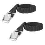 Correas de amarre con hebilla de metal de 18 mm a 30 cm (juego de 2)
