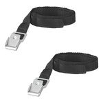 Correas de amarre con hebilla de metal de 18 mm a 100 cm (juego de 2)