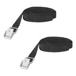 Correas de sujecion con hebilla metalica de 1 8 a 150 cm (juego de 2)