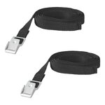 Correas de amarre con hebilla de metal de 18 mm a 200 cm (juego de 2)