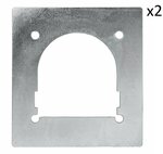Placa de apoyo para argolla de sujecion individual x2 piezas
