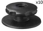 Portacordones L redondo de plastico x10 Stuks