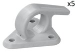 Gancho de cuerda de plastico con ojo 48x45mm x5 stuks